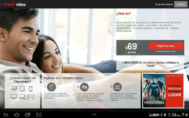 Clarovideo android App screenshot 13