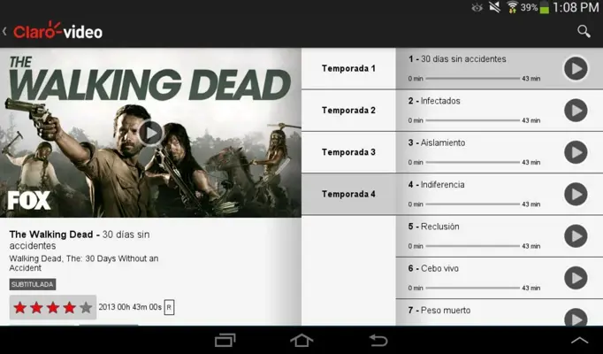 Clarovideo android App screenshot 6